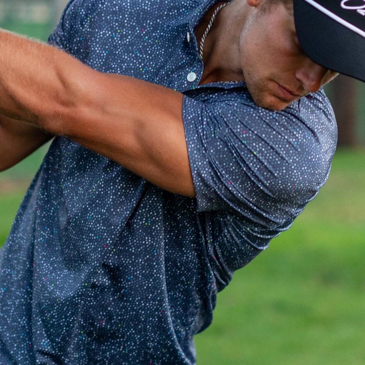 Custom Digital Print Patterned Sublimation Customize Logo Golf Shirt Men's Short Sleeve Sports Polo Shirt