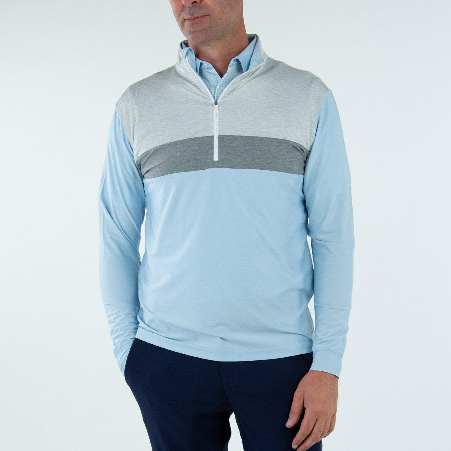 Manufacturer Pullover Men Long Sleeve Shirts Mens Men Half zip Pullover 1/4 Zip Collar Soft Quarter Zip 