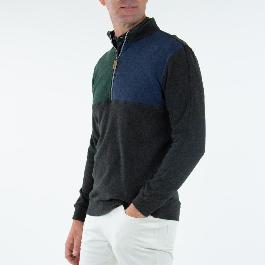 Manufacturer Pullover Men Long Sleeve Shirts Mens Men Half zip Pullover 1/4 Zip Collar Soft Quarter Zip 