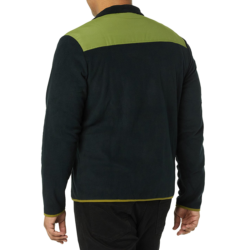 Blank Patchwork High Quality Manufacturer Wholesale Custom Logo Pullover Sweatshirt Zip Collar Golf Pullover-1986 GOLF