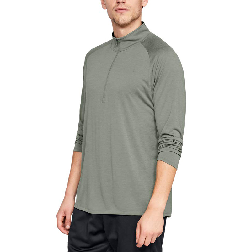 Mens Quick Dry Active Sports Shirt Tech Athletic Pullover Zip Collar Pattern Quarter Zip -1986 GOLF