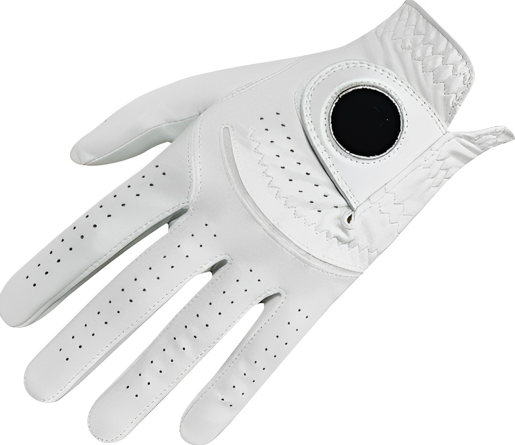 Men's WeatherSof Golf Glove White Medium/Large, Worn on Left Hand-1986 GOLF