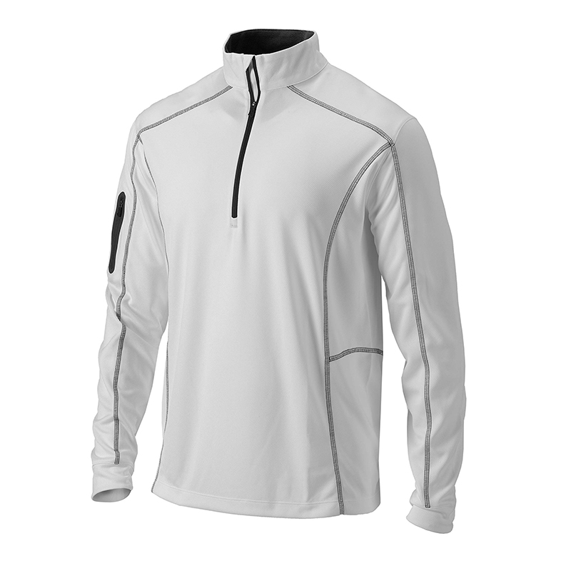 Casual Unisex Sports Wear Custom Logo Bonded Zip Collar Turtleneck Embroidered Quarter Zip-1986 GOLF