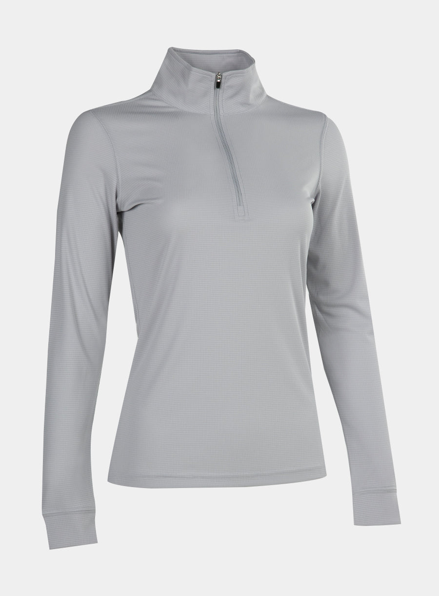 Polyester Spandex Sublimation Customization Women Quarter Zip