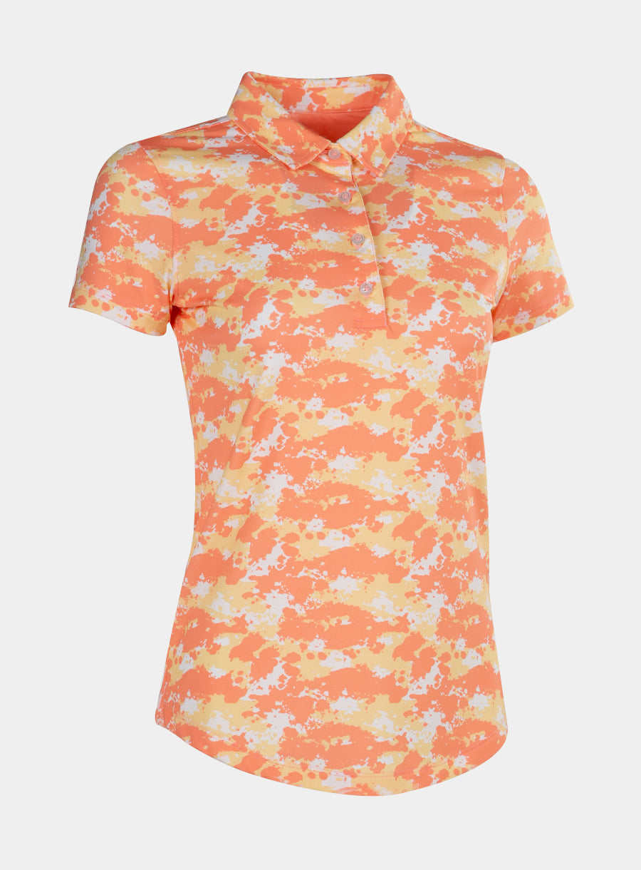 Colorful Golf Polo Sublimation Customization Women Short Sleeve Polo Shirt