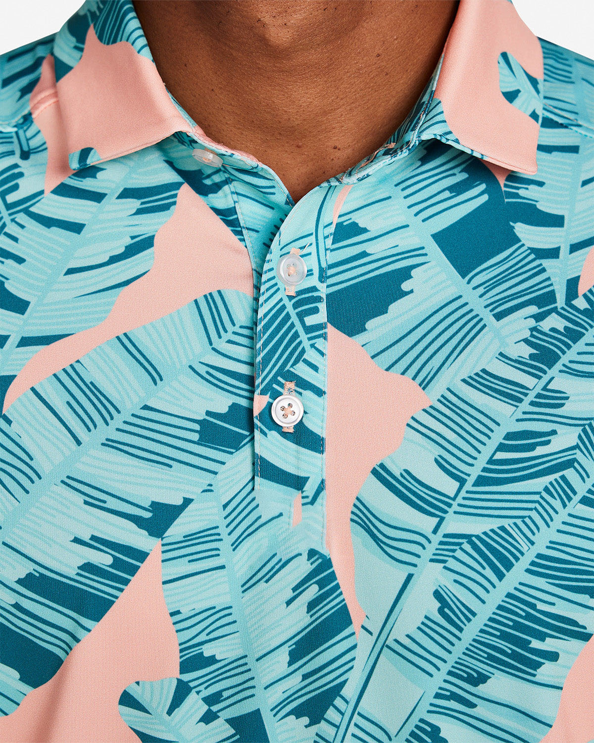 Men's Custom Digital Print Patterned Sublimation Customize Logo Golf Shirt Men's Short Sleeve Sports Polo Shirt