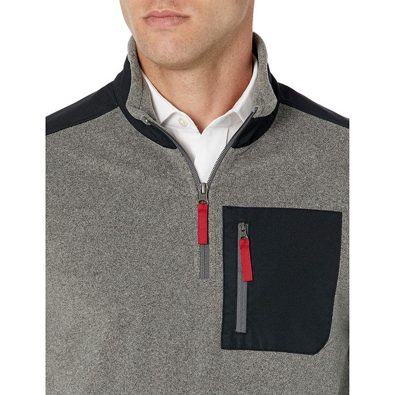 Men Sweaters 1/4 Zip Up Casual Striped Pullover Fall Winter Sweatshirts Zip Collar Quarter Zip-1986 GOLF