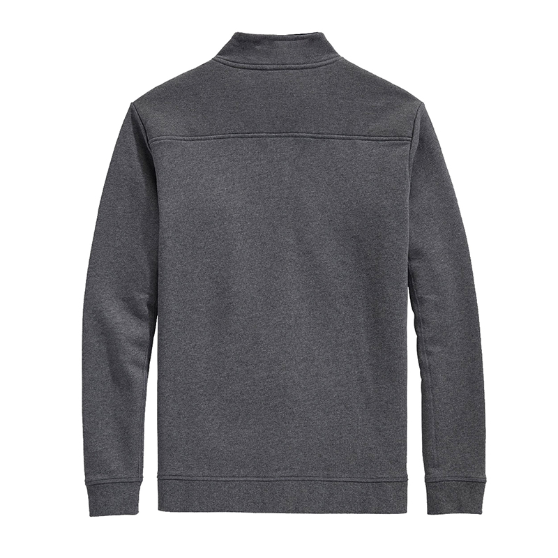 Manufacturer Custom Logo Performance Fabric Men Solid Patchwork Color Zip Collar Jacket Golf Quarter Zip-1986 GOLF