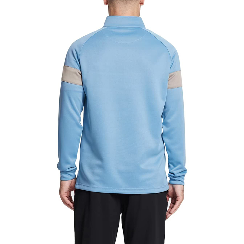 High Quality Custom Logo Long Sleeve Pullover Men Half Zip Zip Collar Quarter Zip Golf Pullover-1986 GOLF