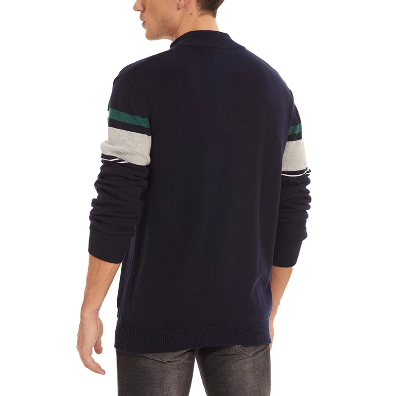 Mens High Quality Mesh Moisture Wicking Pullover Zip Collar Collar Custom Logo Men Tracksuit Quarter Zip-1986 GOLF