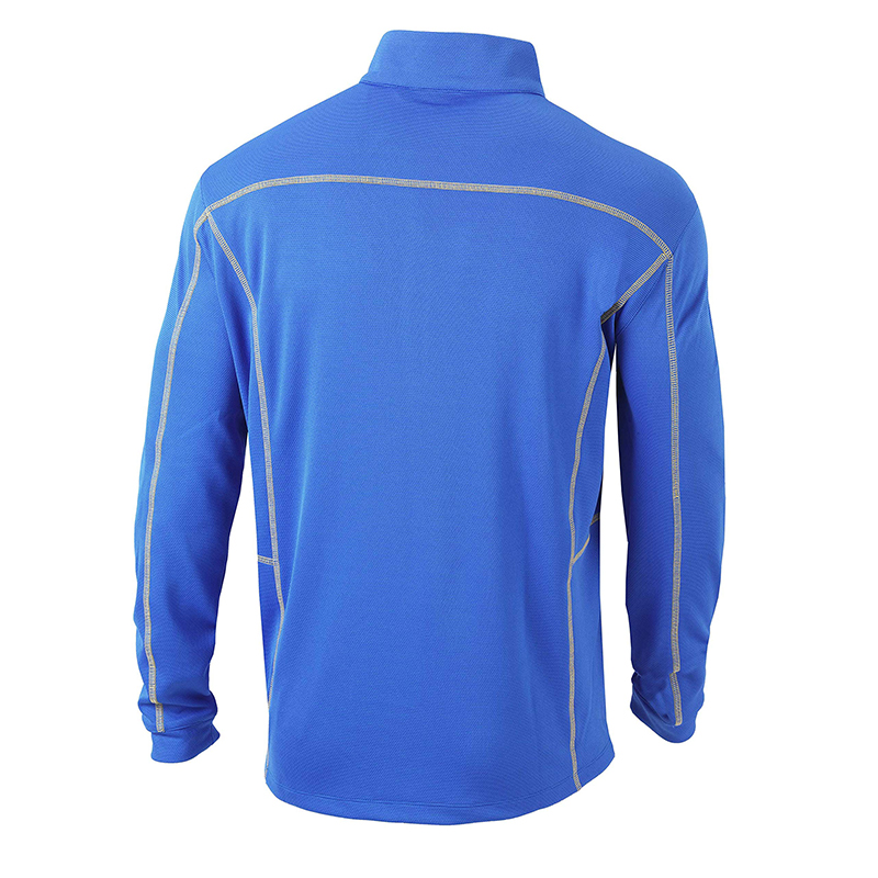 Casual Unisex Sports Wear Custom Logo Bonded Zip Collar Turtleneck Embroidered Quarter Zip-1986 GOLF