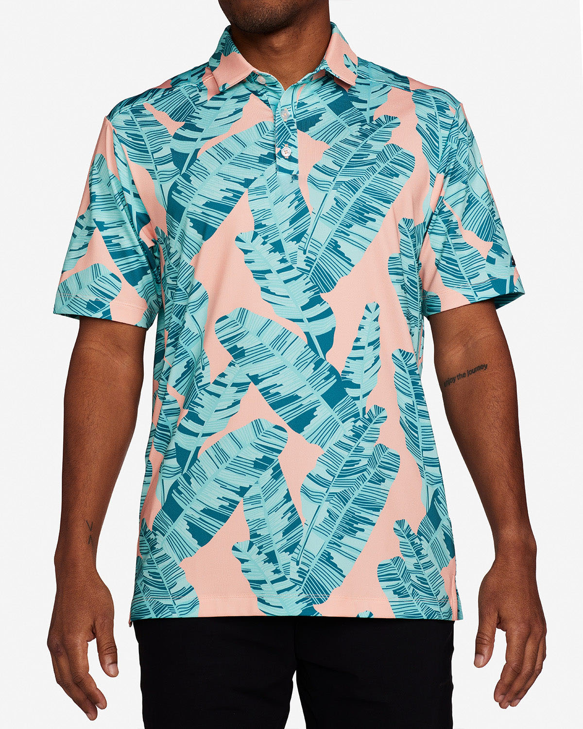 Men's Custom Digital Print Patterned Sublimation Customize Logo Golf Shirt Men's Short Sleeve Sports Polo Shirt