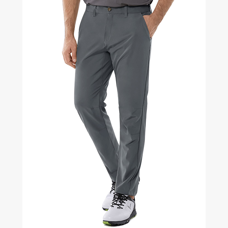 Men'S Golf Pants 5 Pockets Classic-Fit Stretch Quick Dry Lightweight Upf 50+ Hiking Pants-1986 GOLF