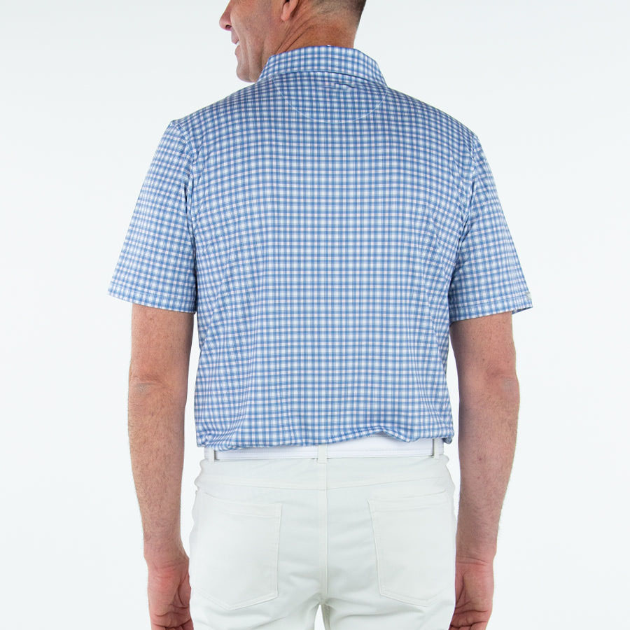 Custom Patterned Sublimation Customize Logo Men's Short Sports Golf Polo Shirt Dry-Fit-1986 GOLF