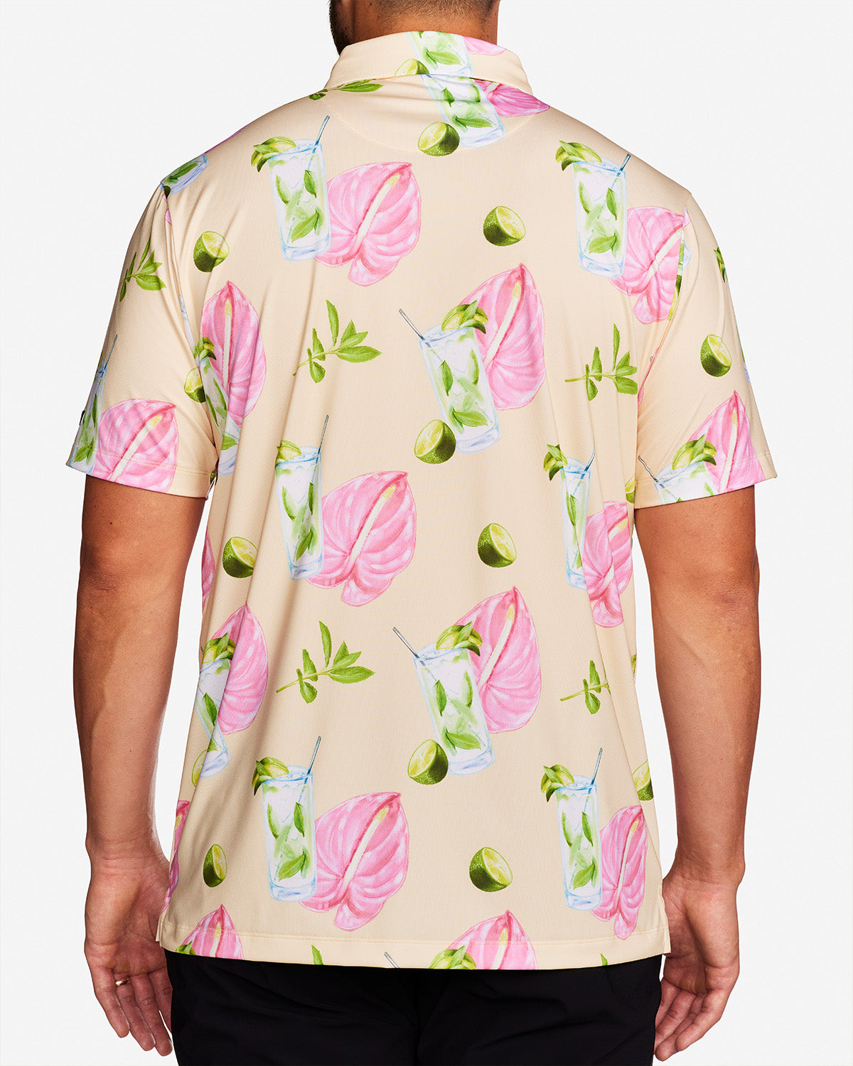 Custom Digital Print Patterned Sublimation Customize Logo Golf Shirt Men's Short Sleeve Sports Polo Shirt