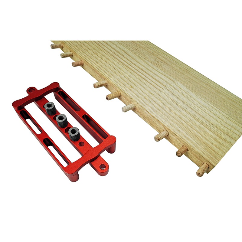 ENJOYWOOD X320 Self Centering Dowelling Jig Metric Inch Dowel Punch Locator Drilling Tools for Woodworking - Metric