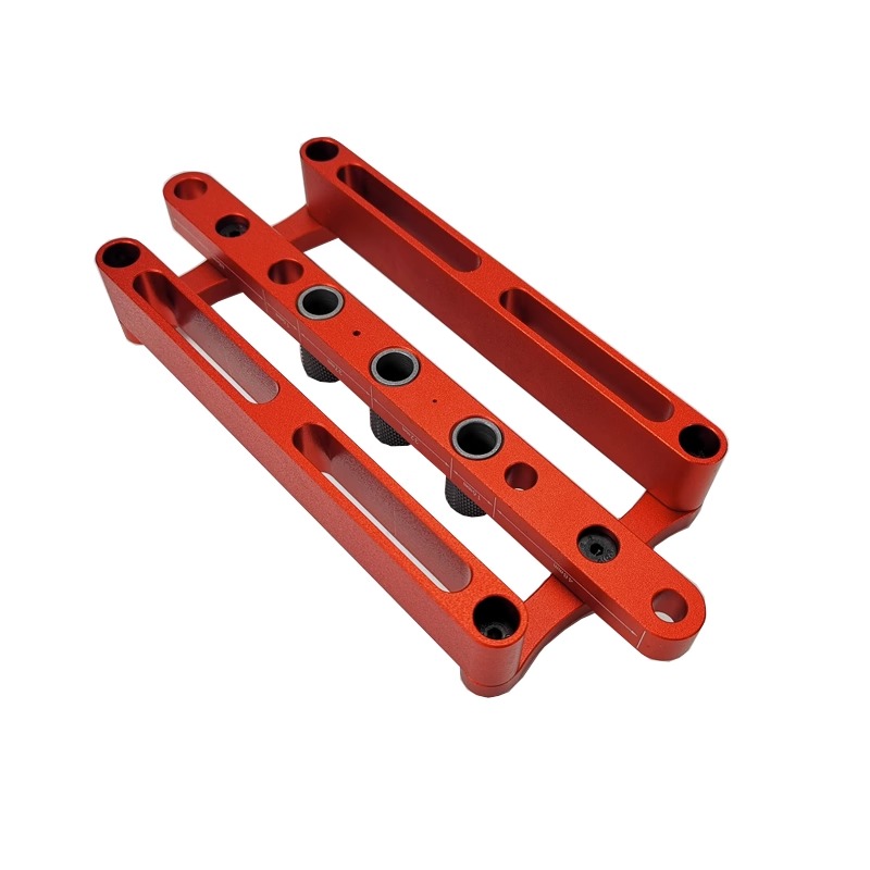 ENJOYWOOD X320 Self Centering Dowelling Jig Metric Inch Dowel Punch Locator Drilling Tools for Woodworking - Metric