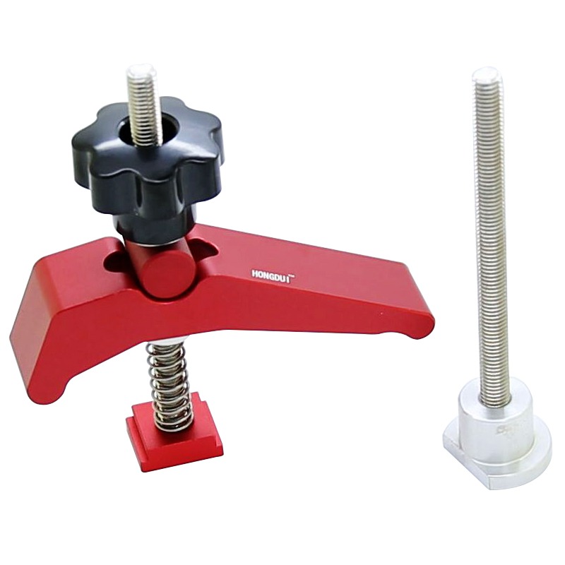 Pure aluminum alloy press block woodworking table chute fixer adjustable pressure plate