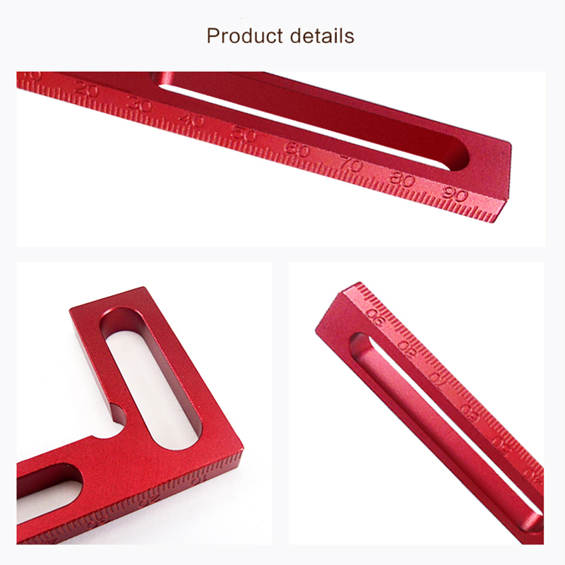 Tianli Right Angle Positioning Measuring Ruler Aluminium Alloy Woodworki
