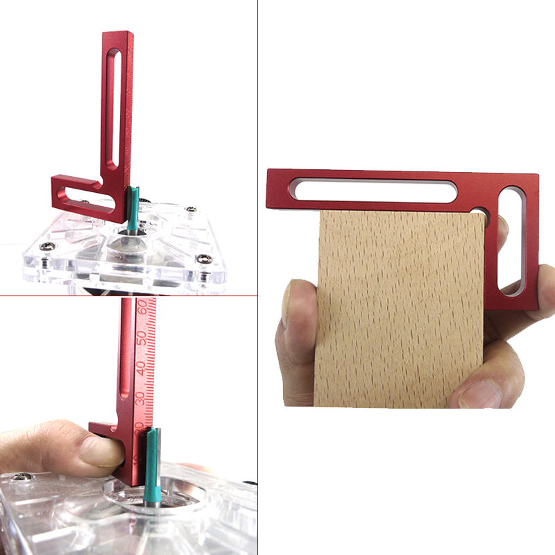 Tianli Right Angle Positioning Measuring Ruler Aluminium Alloy Woodworki