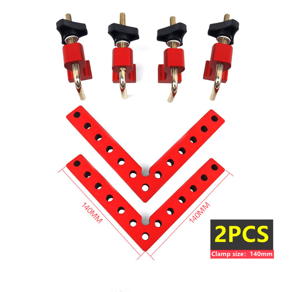 Right Angle Clamps LShaped Fixture 90 Degree Positioning Squares Carp