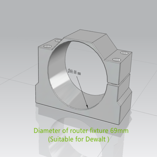 Tianli Handheld Mortiser floating tenon jig for Makita/DeWalt trim rou