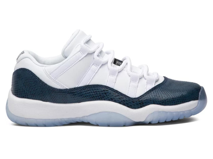 Air Jordan 11 Low Navy Blue Snakeskin