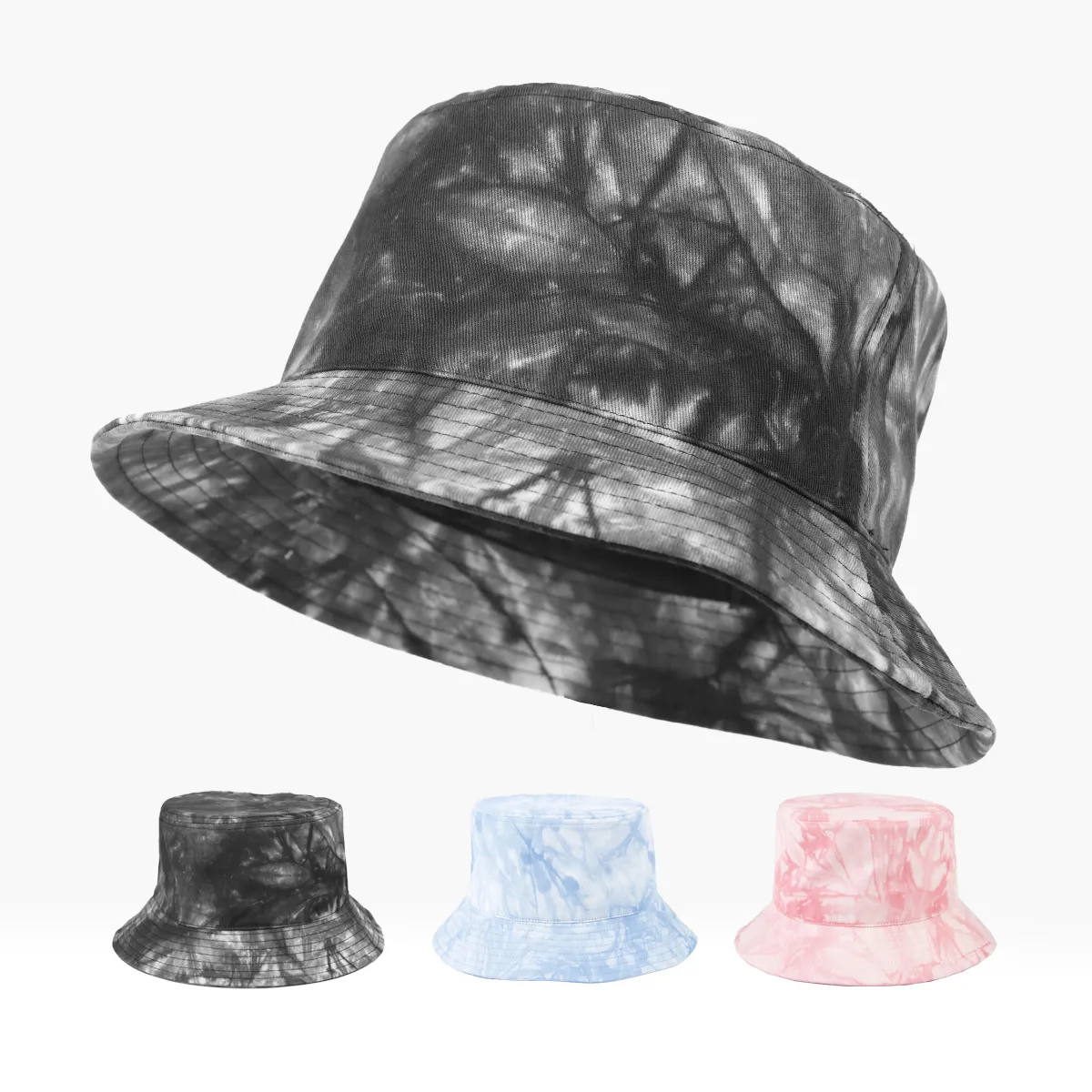 Blank Tie Dye Bucket Hat Wholesale - QT13220096S