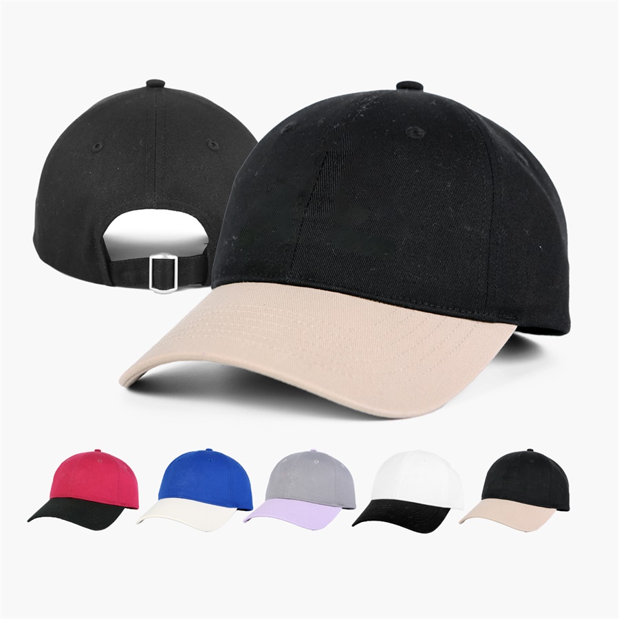 Blank Two Tone Low Profile Unstructured Dad Hat Wholesale - 6167