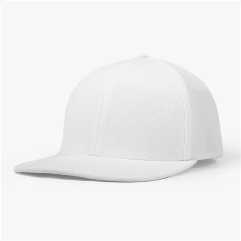 Wholesale 6 Panel Flat Bill Fitted Hat