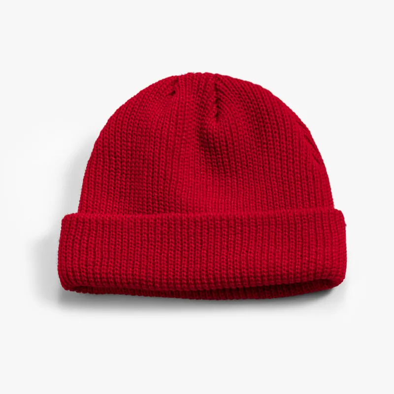 Red mini cheap fisherman beanie