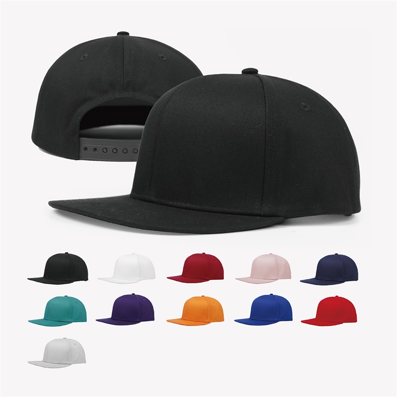 8010 - Wholesale 6 Panel Flat Bill Snapback Hat