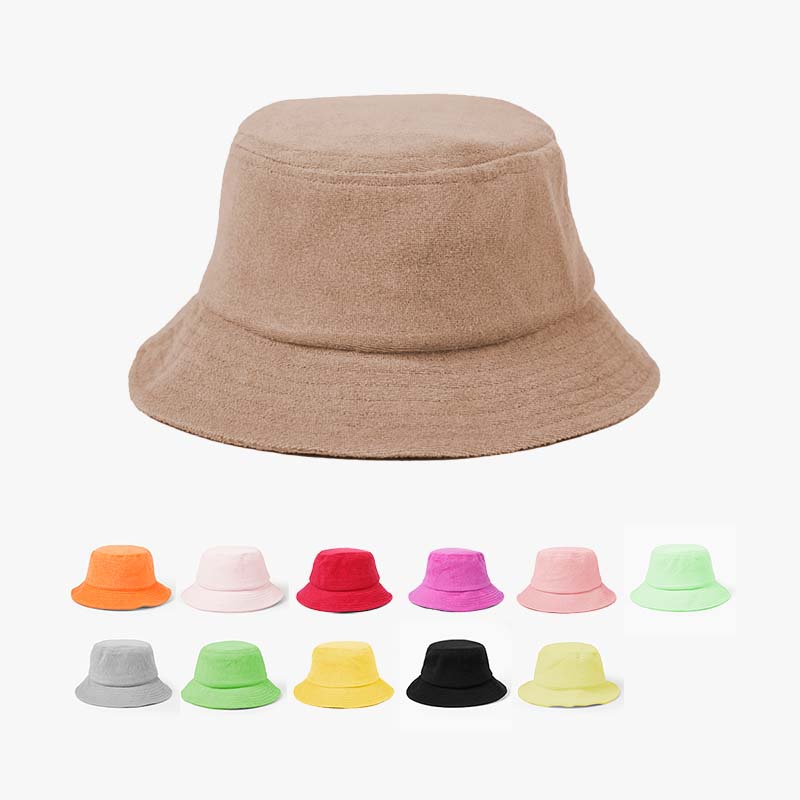 Blank Terry Cloth Bucket Hat