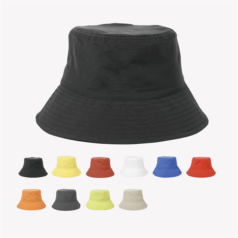 116 - Wholesale Nylon Water Resistant Bucket Hat