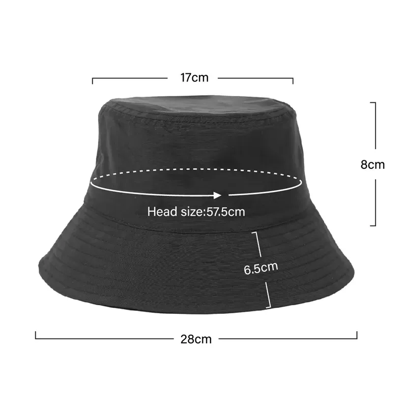 116 - Wholesale Nylon Water Resistant Bucket Hat