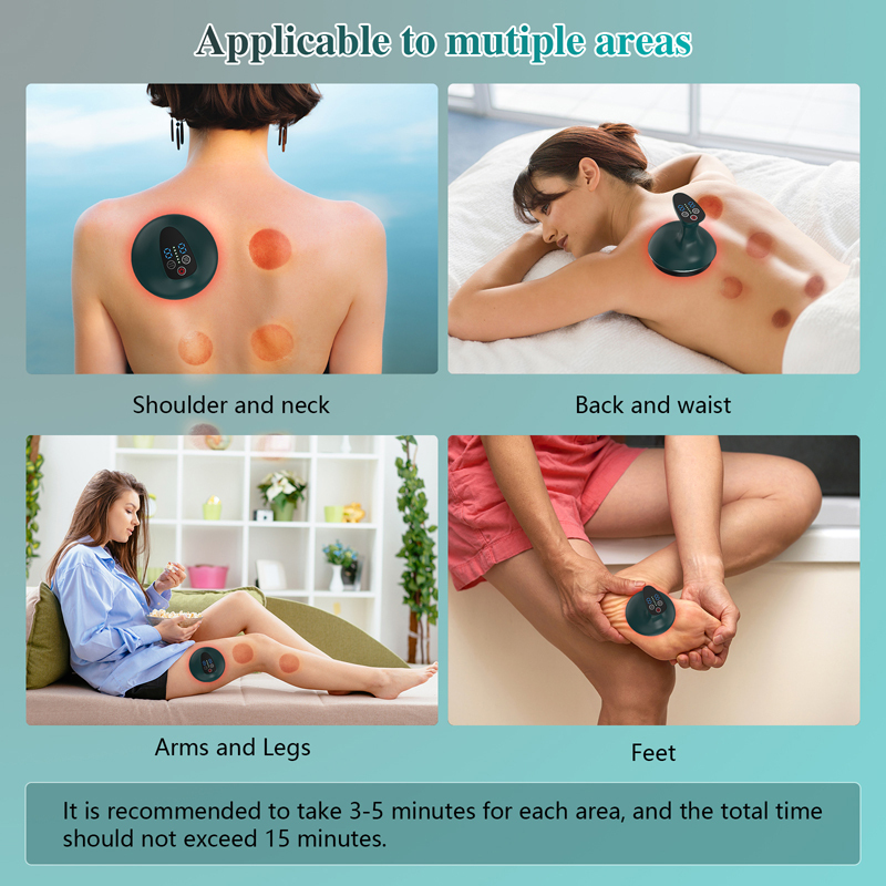 KTS Electric Cupping Therapy Massager with Red Light Therapy for Targeted Pain Relief Cupping Therapy Set-KTS HEALTHCARE