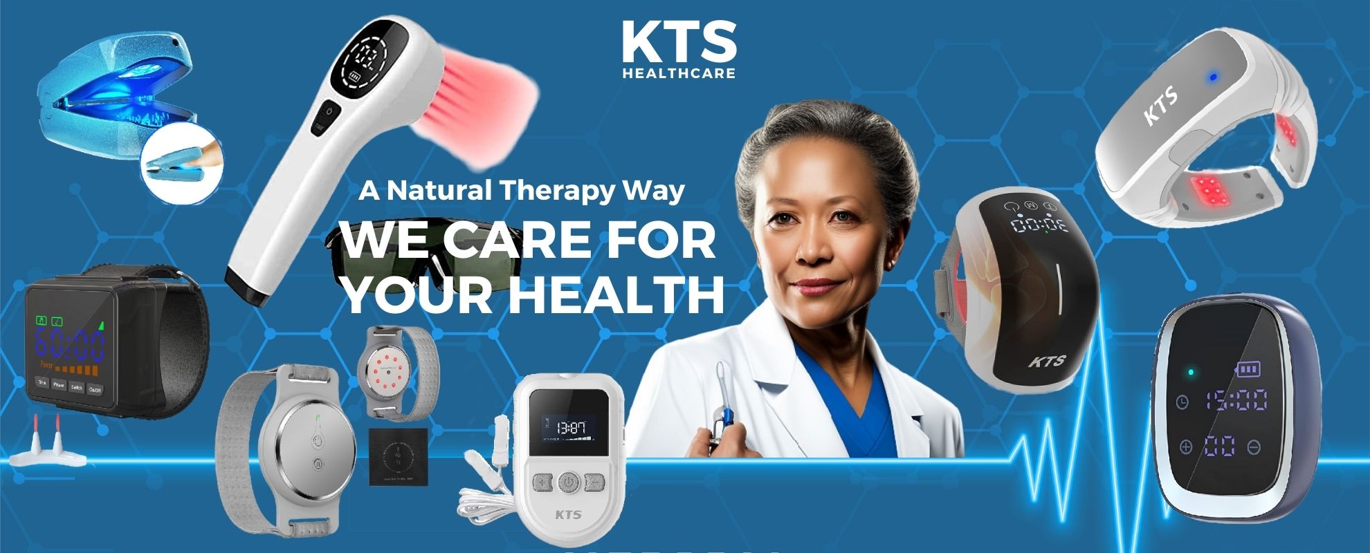 KTS Sciatica Pain Relief Devices, Relief Lower Back Pain, Red Light Therapy  for Herniated Disc and Scoliosis, Breathable and Lightweight