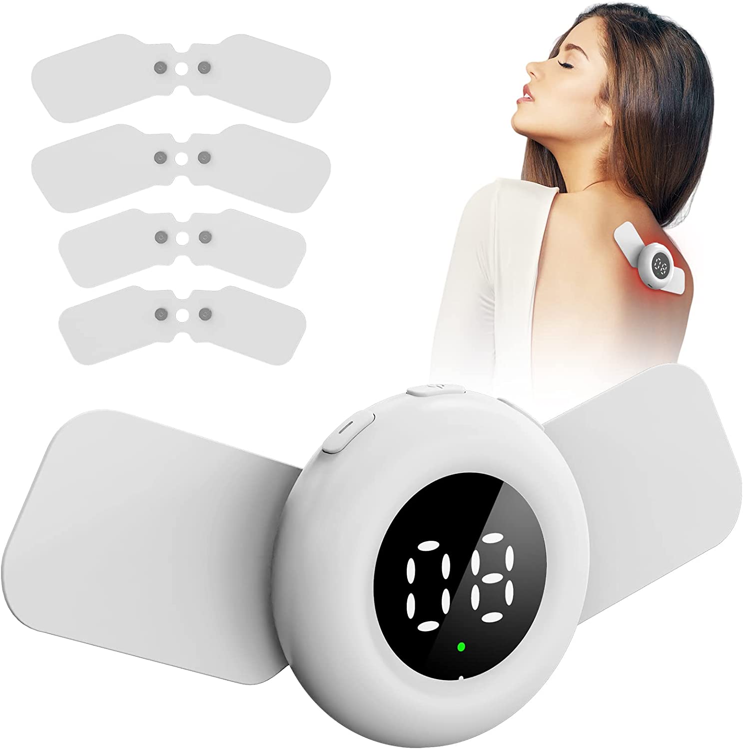 KTS Wireless Back Pain Relief Massager with Laser Therapy