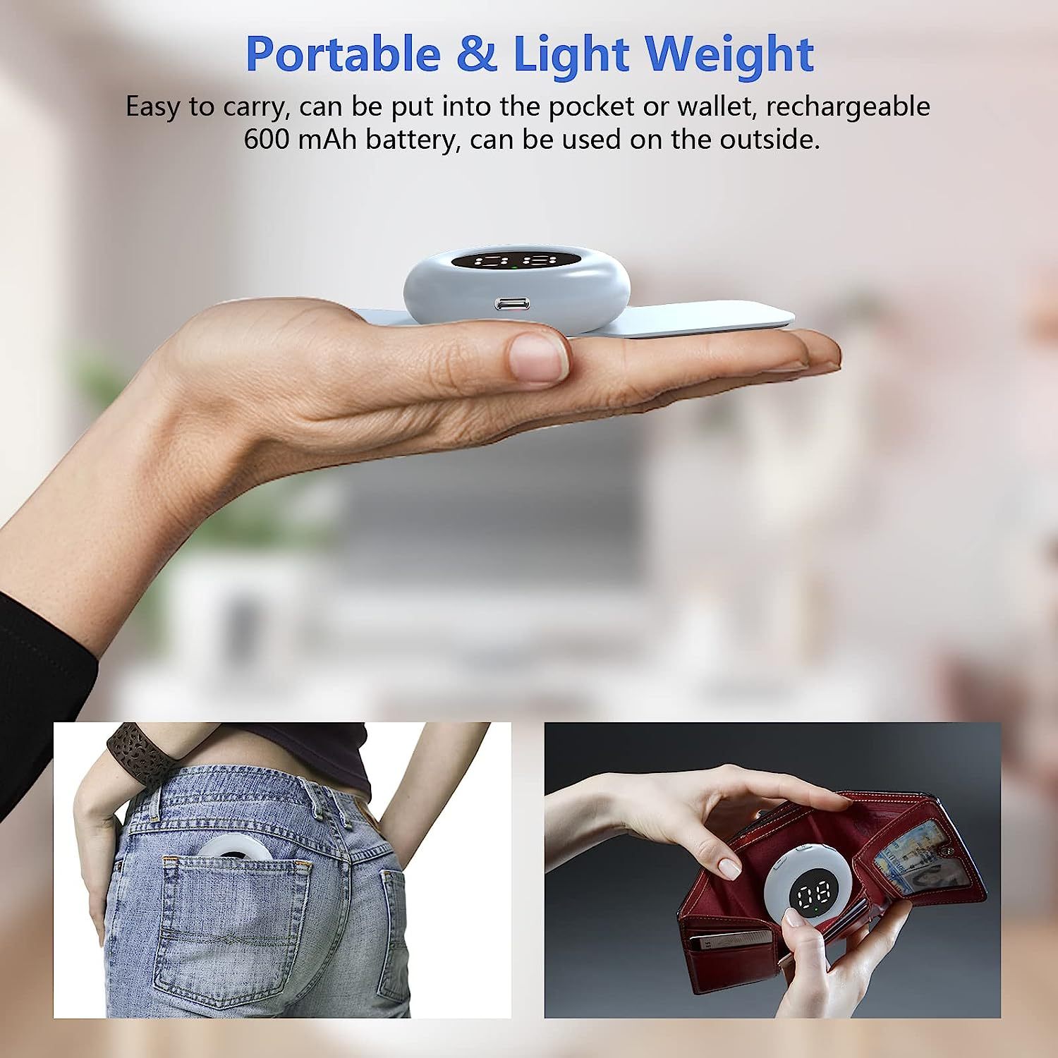 KTS Wireless Back Pain Relief Massager with Laser Therapy-KTS HEALTHCARE