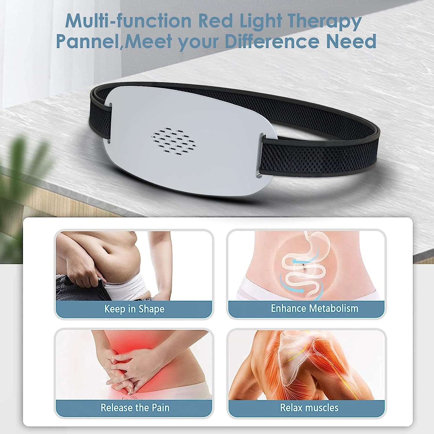 KTS Red Light Therapy Panel for Pain Relief-KTS HEALTHCARE