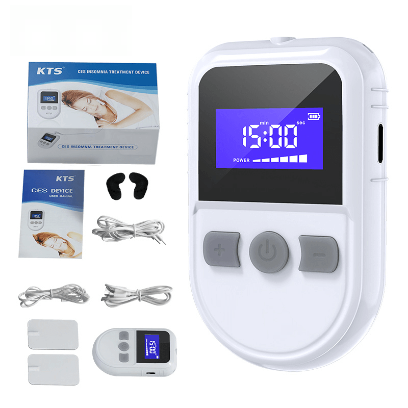 KTS CES 1.0 Sleep Aid Device Tens Machine for Insomnia Anxiety and Depression with Transcranial Microcurrent-KTS HEALTHCARE