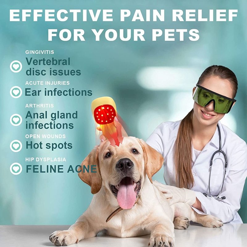 KTS Cold Laser Therapy Vet Device for Pets Pain Relief At Home-KTS HEALTHCARE