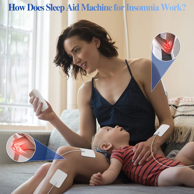 KTS CES 1.0 Sleep Aid Device Tens Machine for Insomnia Anxiety and Depression with Transcranial Microcurrent-KTS HEALTHCARE