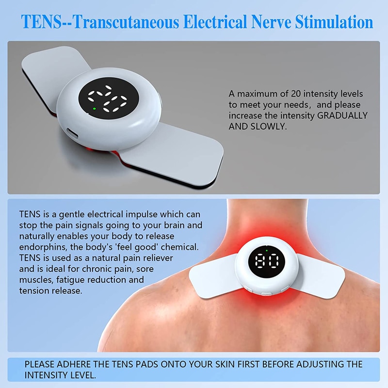 KTS Tens Machine EMS 20 Intensity Wireless Electric Stimulation Massager 650nm 808nm Laser