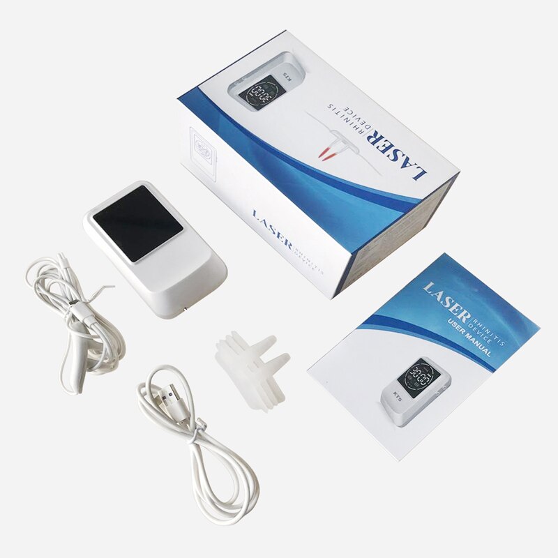 Rhinitis Sinusitis 650nm Laser Therapy Machine Nose Care Bionase Massage Device Laser Treatment Health Care-KTS HEALTHCARE