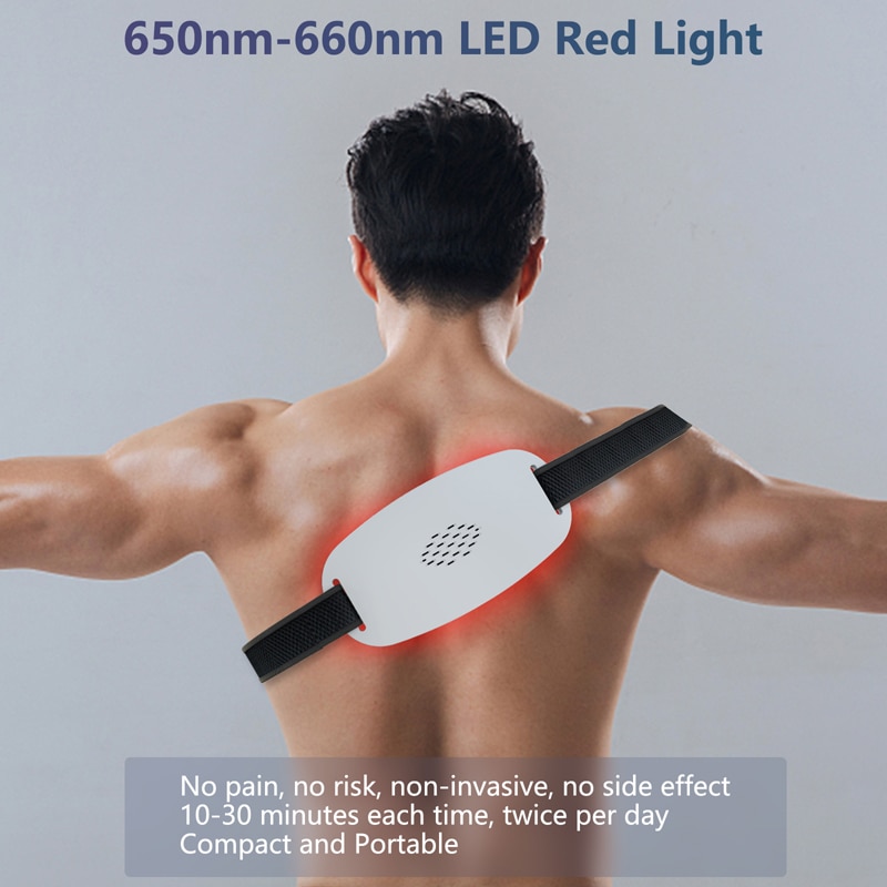 Red Light Therapy Panel for Pain Relief Infrared Light Therapy Device 100pcs 660nm LEDs for Wrist Joint Muscle Back Pain-KTS HEALTHCARE