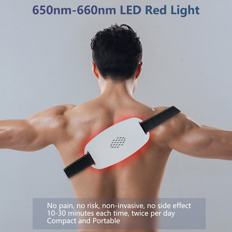 Red Light Therapy Panel for Pain Relief Infrared Light Therapy Device 100pcs 660nm LEDs for Wrist Joint Muscle Back Pain-KTS HEALTHCARE