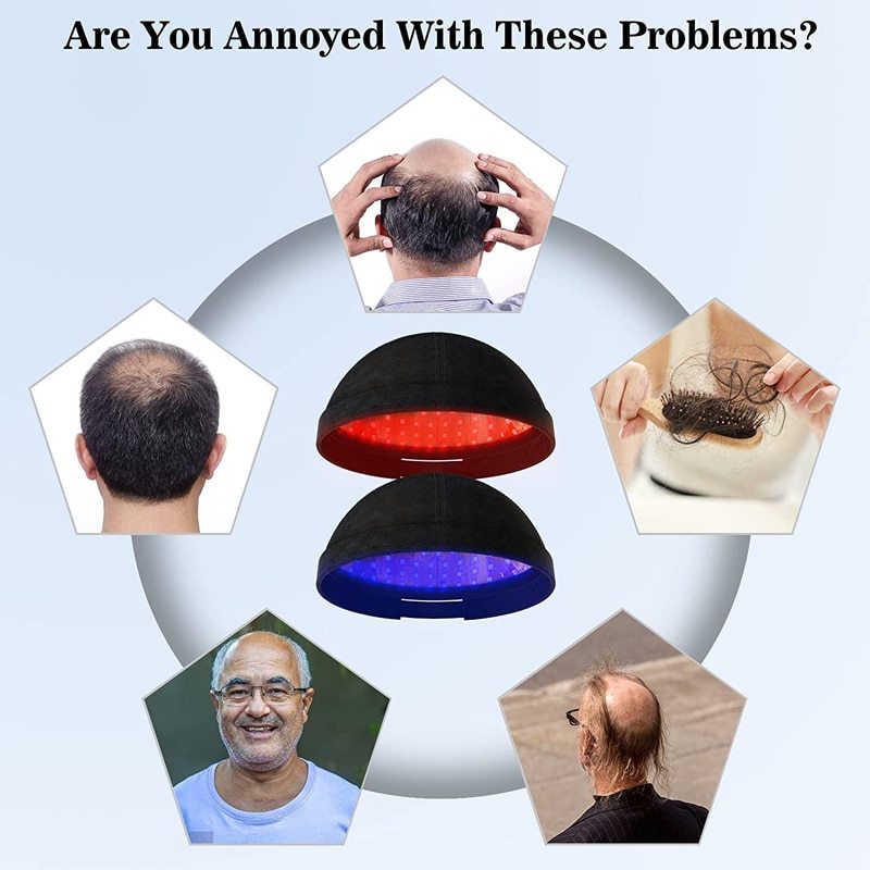 KTS Laser Hair Growth Cap for Hair Growth FDA Cleared Low Level Laser Therapy Hair Regrowth-KTS HEALTHCARE