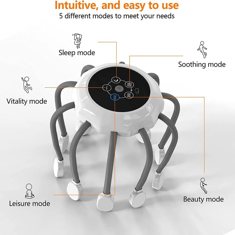 KTS Electric Wireless Red Light Therapy Head Scalp Massager-KTS HEALTHCARE