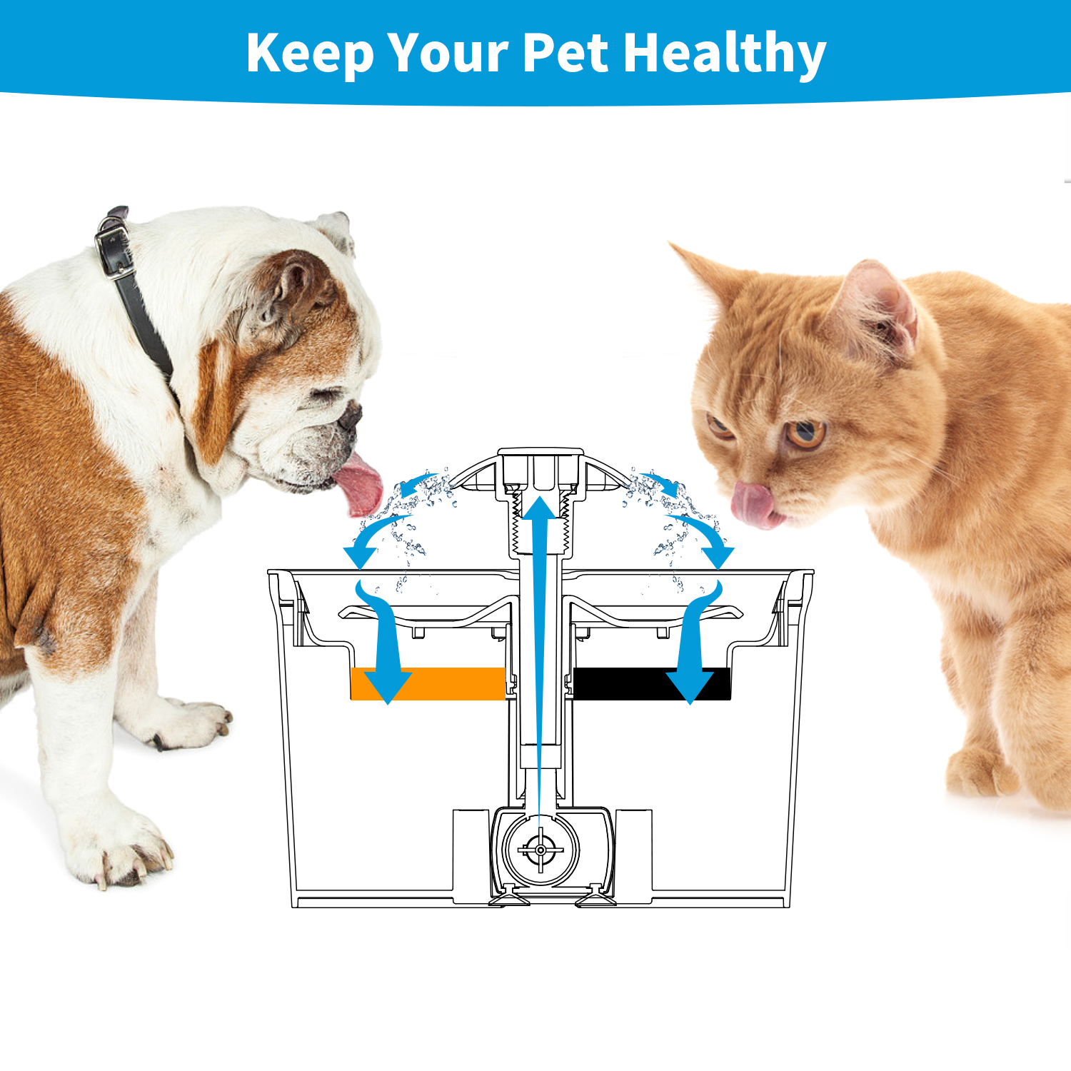  4/8/16pcs Square Filter cotton